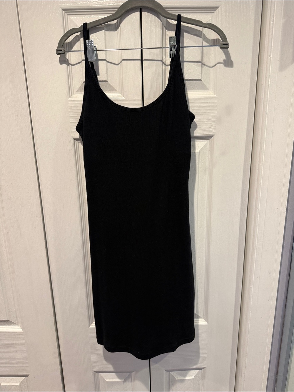 Old Navy Black Mini Slip Dress with Thin Straps